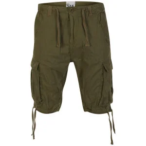 55 Soul Männer Spirit Shorts - Khaki - 28 - Kaki Bild 1