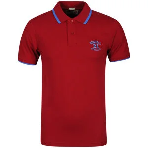 Russell Athletic Men's Biller Polo-Shirt - Red - S - Rot Bild 1