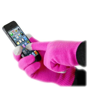 Smart Glove Touch Glove for Smartphone - Pink Bild 1