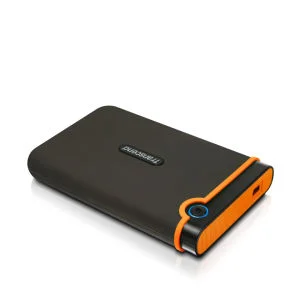 Transcend StoreJet 25M2 500GB Externe USB 2.0 Festplatte, Anti-Schock-Technologie - Orange Bild 1