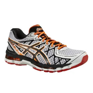 Asics Men's Gel-Kayano 20 Trainers - White/Onyx/Red - 6 - White/Black/Red Bild 1