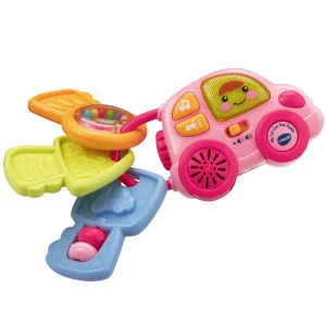 Vtech My 1st Car Key Rattle - Pink Bild 1