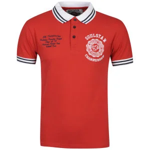 Soul Star Men's Diplomat Polo Shirt - Red - S - Rot Bild 1
