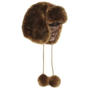Women's Faux Fur Trapper - Warm Honey Bild 1