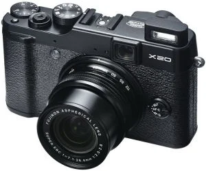 Fujifilm X20 Kompact Digitalkamera (HD 1080p, 12MP, 4x Optical, 2,8 Zoll LCD) - Schwarz Bild 1