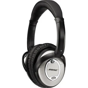 Bose Quiet Comfort 15 Akustische Geräuschdämpfende Kopfhörer (Inklusive Mikrofon) - Schwarz/Silber Bild 1