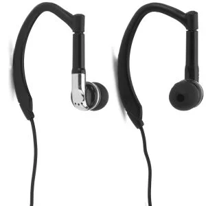 iHip Active Sports Earphones with Mic and Remote - Black Bild 1