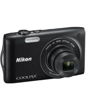 Nikon Coolpix S3200 Digital Kamera - Schwarz (16MP, 6x Optischer Zoom, 2.7 Zoll LCD) - Grad A Refurb. Bild 1
