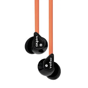 Veho 360 Stereo Noise Isolating Ohrhörer, schwarz / orange Bild 1