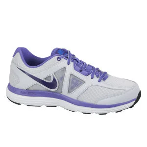 Nike Damen Dual Fusion Lite 2 Mesh Laufschuhe - weiß/lila - 4 - White/Purple Bild 1