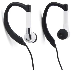 iHip Active Sports Earphones with Mic and Remote - White Bild 1