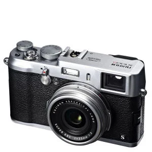 Fujifilm X100s Kompakt Digitalkamera (HD 1080p, 16MP, Dual Viewfinder, 2.8 Zoll LCD) - Silber Bild 1
