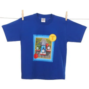 Kids' Thomas The Tank Engine Photo T - Shirt - Blue - 3-4 Yrs - Blau Bild 1