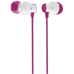 Memorex Stereo Earbuds - Pink Bild 1