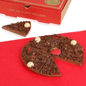 Erdbeere und Champagner Schokoladenpizza - 7 Zoll Bild 1