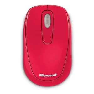 Microsoft 1000 Optische Schnurlose Maus - Rot Bild 1