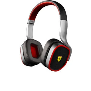 Ferrari Scuderia R200 Headphones Including Mic and In-line Remote - Black Bild 1