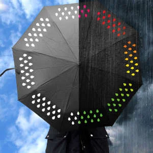 Farbverändernder Regenschirm Bild 1