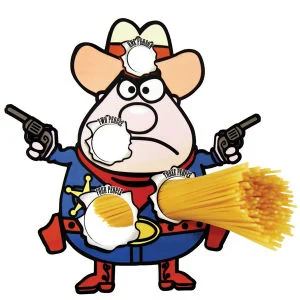 Spaghetti Western Spaghetti Messer Bild 1