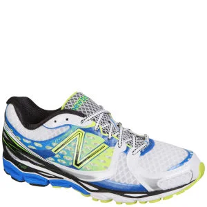 New Balance Men's M1080 v3 Neutral Running Trainer - White/Blue - 8 - Weiss-Blau Bild 1