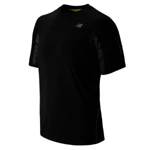 New Balance Herren Running Impact Ice T-Shirt - schwarz - S - Schwarz Bild 1