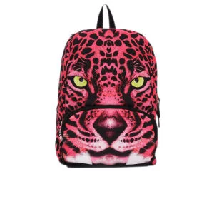 Mojo Hot Pink Leopard Rucksack - Multi Bild 1