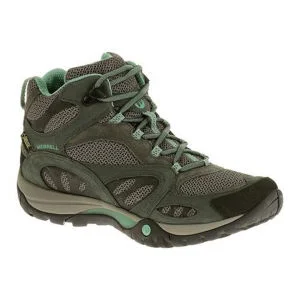 Merrell Azura wasserabweisende Wanderschuhe für Frauen - Braun/Hellgrün - 4 - Brown/Pale Green Bild 1
