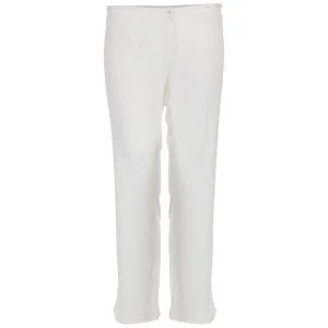 Chloe Women's Casual Wide Leg Trousers - White - 10 - Weiß Bild 1