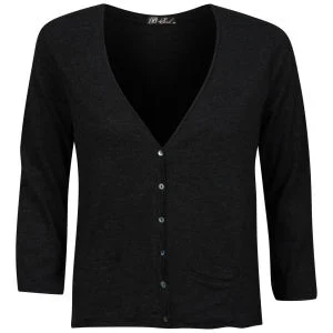 Brave Soul Women's Buttoned Cardigan - Black - S - Schwarz Bild 1
