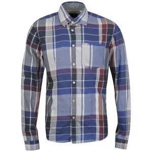 Jack & Jones Vintage Men's 500 Checked Shirt - Blue - L - Blau Bild 1