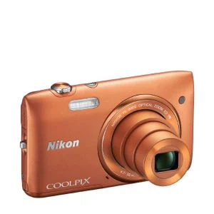 Nikon Coolpix S3500 Compact Digital Camera - Orange (20.1 MP, 7x Optical Zoom 2.7 Inch LCD) - Grade A Refurb Bild 1