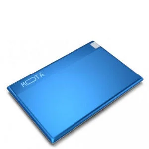 MOTA Credit Card Sized Emergency Portable Power Bank 800mAh Charge Card - Blue Bild 1