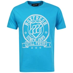 Boxfresh Men's Labret T-Shirt - Blue Atoll - XL - Blau Bild 1