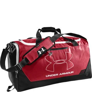 Under Armour Men's Hustle Medium Duffel Bag - Red Bild 1