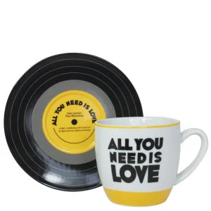 Lennon and McCartney Tasse und Untertassen-Set - All You Need is Love Bild 1