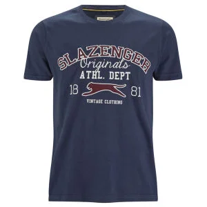 Slazenger Men's Waddle T-Shirt - Denim - S - Denim Bild 1