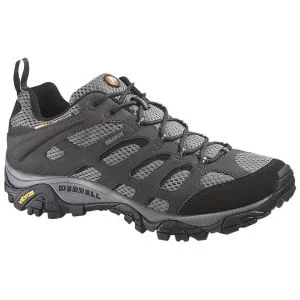 Merrell Men's Moab Gore Tex Hiking Shoes - Beluga Grey - UK 7 - Grau Bild 1