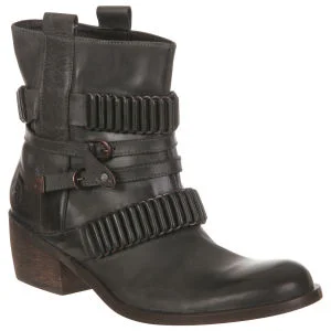 Bronx Women's Solid Short Boot - Grey - 4 - Grau Bild 1