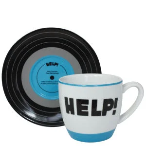 Lennon and McCartney Tasse und Untertassen-Set - Help! Bild 1