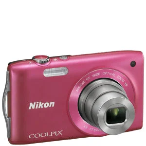 Nikon Coolpix S3300 Compact Digital Camera (16MP, 6x Optical, 2.7 Inch LCD) - Pink Bild 1