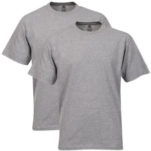 adidas Herren 2er-Pack T-Shirts - Grau - S - Grau Bild 1