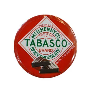 Tabasco Spicy Dark Chocolate Wedges Tin Bild 1