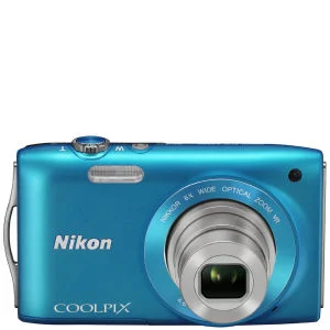 Nikon Coolpix S3300 Compact Digital Camera (16MP, 6x Optical, 2.7 Inch LCD) - Blue Bild 1