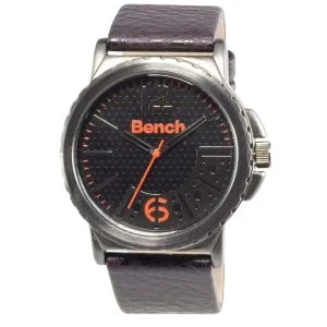 Bench Men's Black Dial Orange Detailed Watch Bild 1