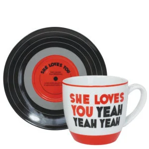 Lennon and McCartney Tasse und Untertassen-Set - She Loves You Bild 1