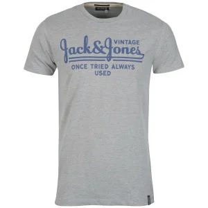 Jack & Jones Vintage Men's Electric T-Shirt - Grey - XL Bild 1
