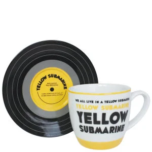 Lennon and McCartney Tasse und Untertassen-Set - Yellow Submarine Bild 1