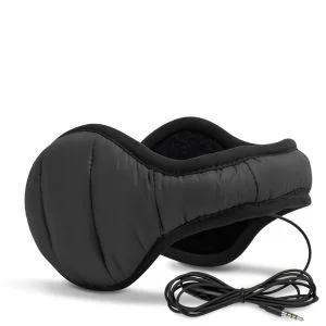 180s Down - Ohrwärmer mit Kopfhörer für Männer, schwarz Bild 1