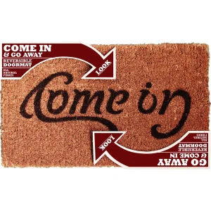 Ambigramm Türmatte - Come In / Go Away Bild 1