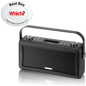 View Quest Hepburn Bluetooth Audio System mit DAB+ / UKW Radio, schwarz Bild 1